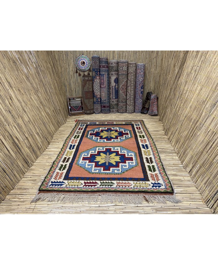 Turkish Kars Nomadic Handmade Wool on Wool Carpet – FREE SHIPPING..!